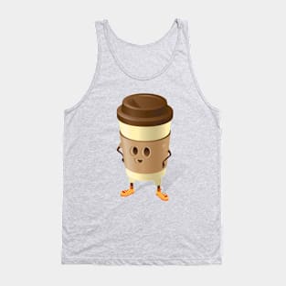 Happy Coffee Cup Tank Top